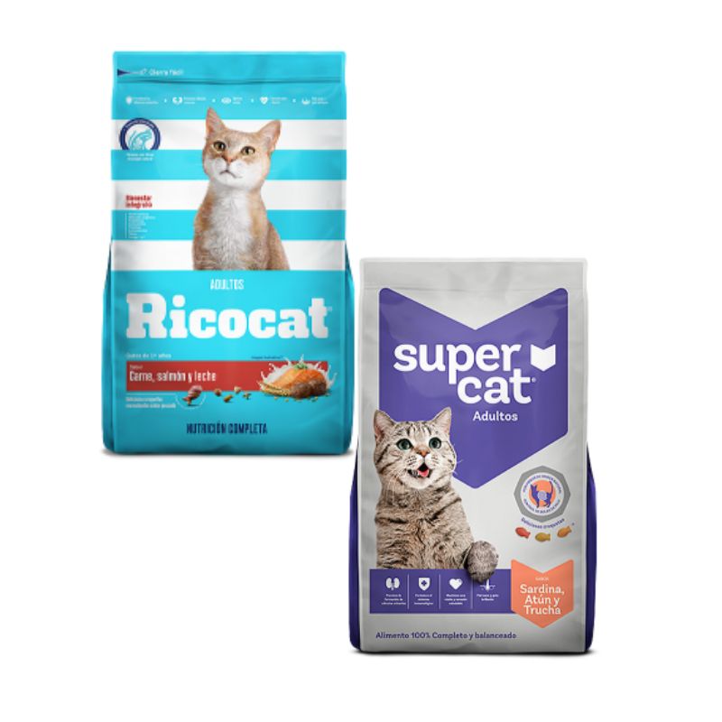 Ricocat y Supercat es una marca de comida para gatos hecha en Perú