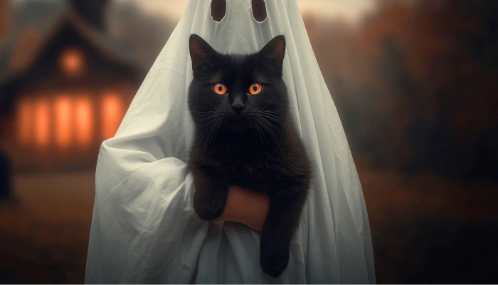 Siempre ha habido una relación entre la historia del halloween y los gatos negros