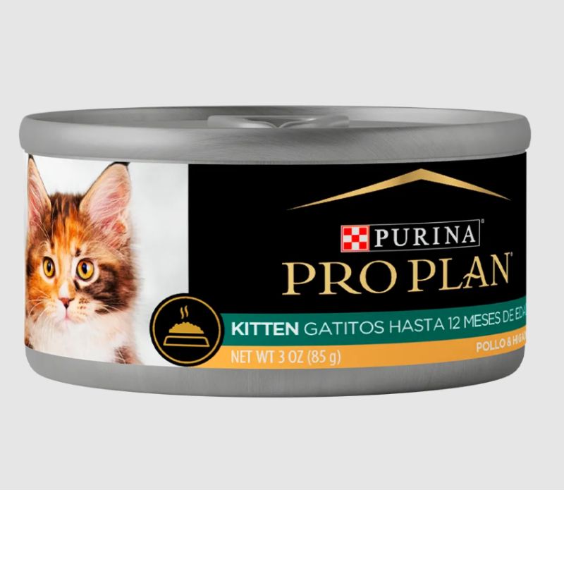 Purina Pro Plan Kitten está diseñada para el consumo de gatitos