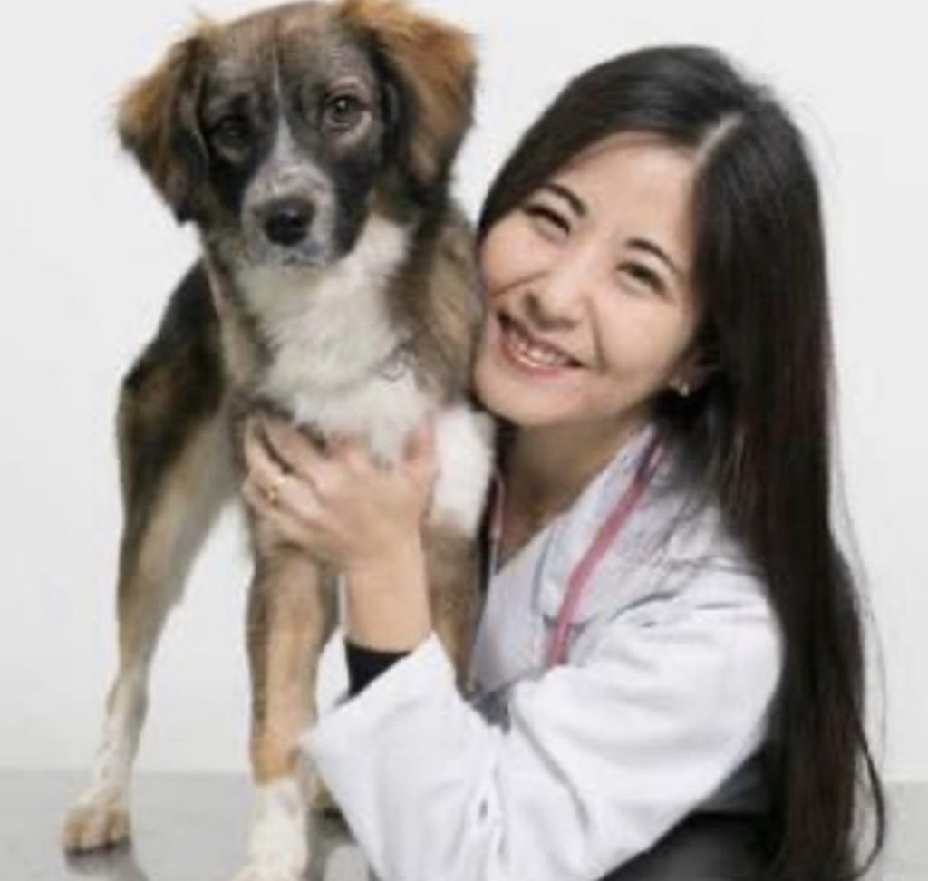 Especialista en cáncer de mascotas la Dra. Kikue Tsumura