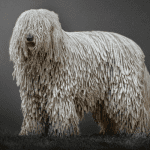 La raza de perro Komondor es conocida por su tamaño y por sus rastas