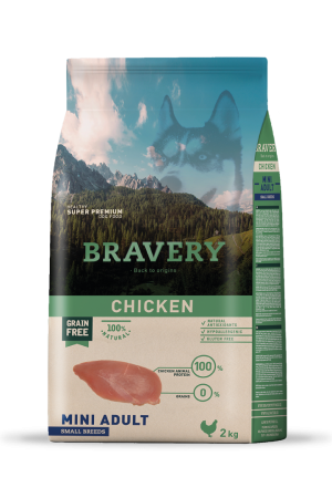 Bravery Chicken Mini Adult Small Breeds 2 Kg
