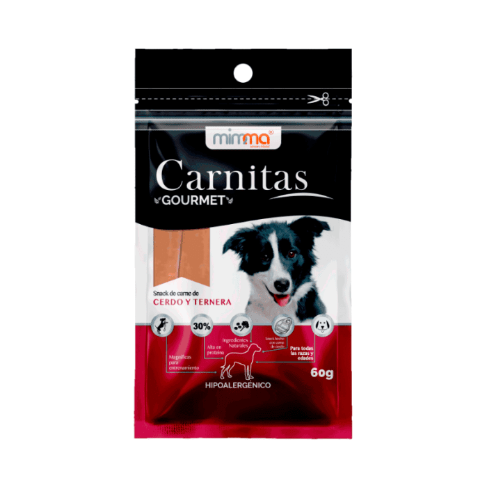 Snack Carnitas Gourmet Perro X 60 Gr