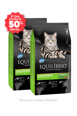 Equilibrio Gatos Castrados Adultos 1.5 Kg