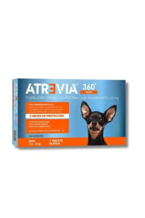 Pastilla antipulgas para perros Atrevia 360º 1 tableta