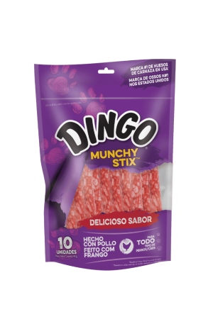 Dingo Perro Munchy Stix 10 Unidades