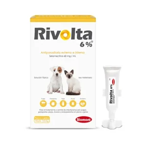 Pipeta antipulgas para perros y gatos Rivolta 6% 0.25 ml