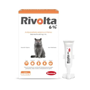 Pipeta antipulgas para gatos Rivolta 6 % 0.75 ml