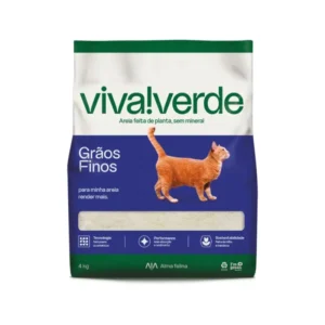 Arena para gatos Viva Verde Granos Finos
