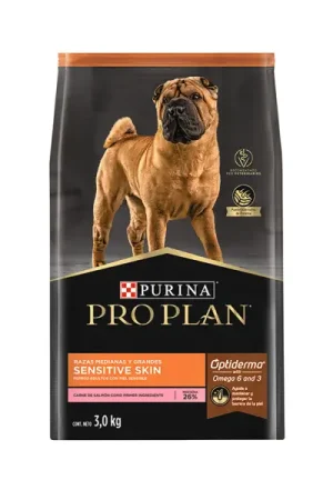 Comida para perros Pro Plan Sensitive Skin Adultos Razas medianas y grandes