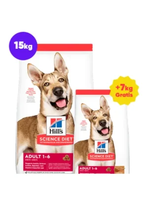 Promoción comida para perros Hill's 15 Kg más 7 Kg gratis