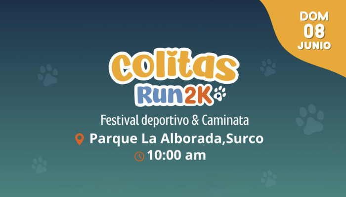 Carrera Colitas Run 2K de la fundación Wanda