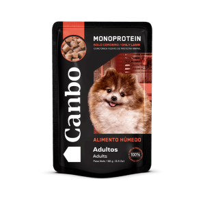 Comida húmeda para perros Adultos Canbo trocitos de cordero en salsa