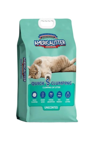 Arena para gatos America Litter Quick Clumping sin olor