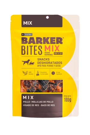 Barker Bites Mix Snacks Deshidratados 100 gr