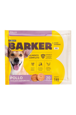 Barker Pollo Comida Congelada BARF (20 und) 1 Kg