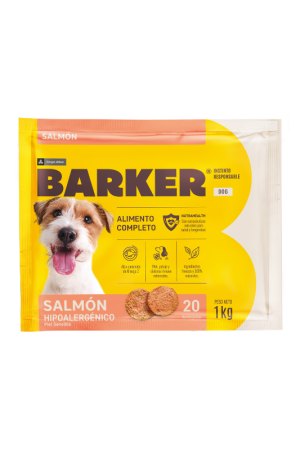 Barker Salmón Comida Congelada BARF (20 und) 1 Kg