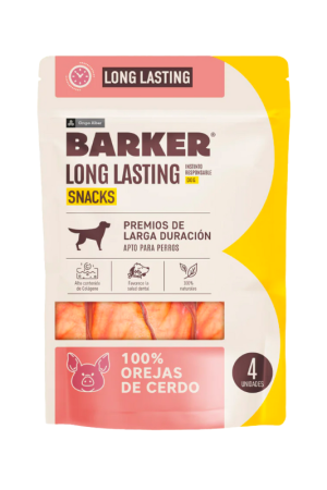 Barker Long Lasting Orejas de Cerdo Snack Deshidratado