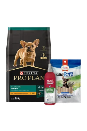 Combo Cachorro: Pro Plan 3 Kg + Mimma Snack + Spray