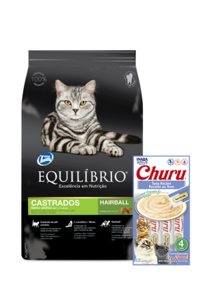 Comida para gatos Equilibrio y snacks para gatos churu