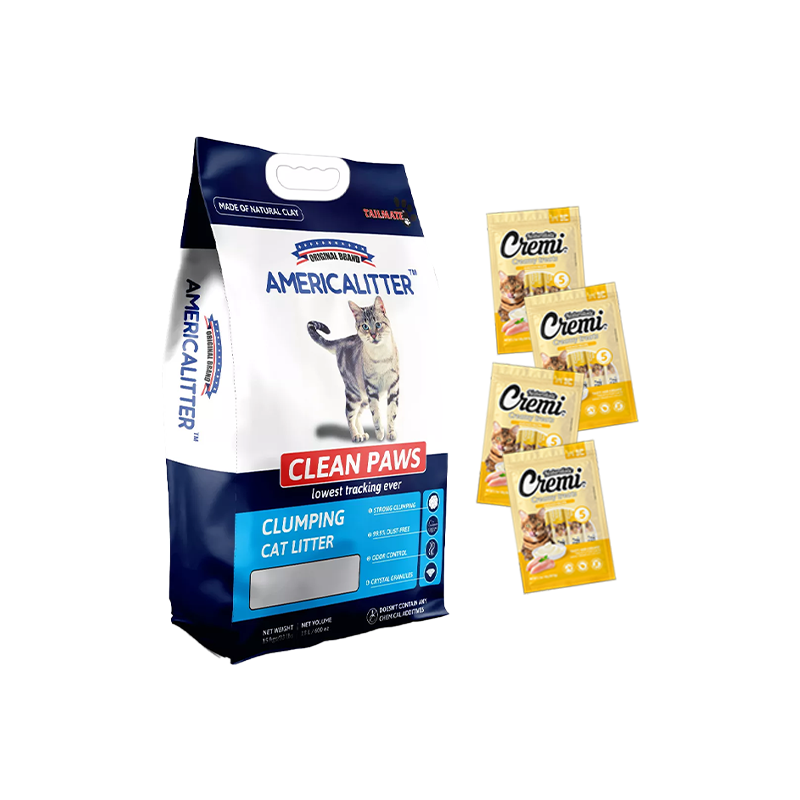 Combo de Arena y Snacks para gatos