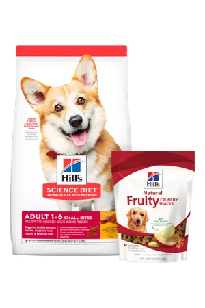 Combo Hill's: Natural Snacks Apples + Adult Small Bites 2 Kg