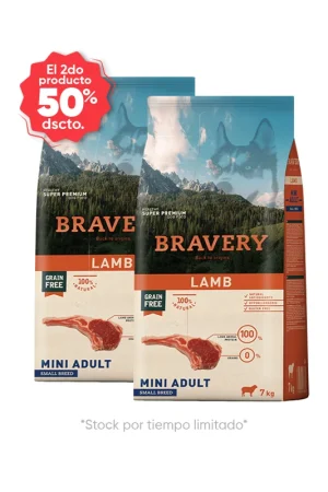 Bravery Lamb Mini Adult Small Breeds 7 Kg