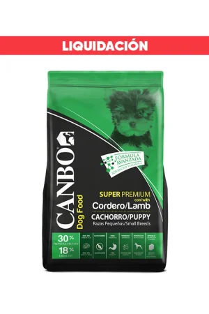 Canbo Dog Cachorro Raza Pequeña Cordero 1 Kg (Vence: 30/07/2025)