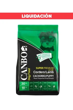 Canbo Dog Cachorro Raza Pequeña Cordero 1 Kg (Vence: 30/07/2025)