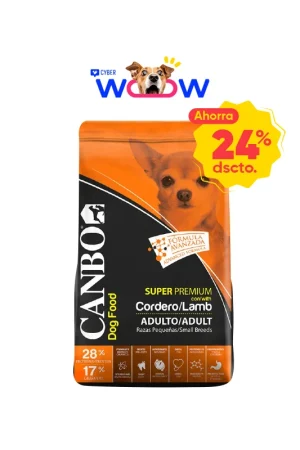 Canbo Dog Adulto Raza Pequeña Cordero 3 Kg