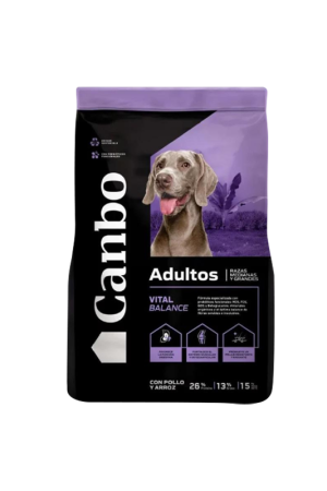 Canbo Dog Adulto Raza Mediana y Grande Pollo y Arroz 15 Kg