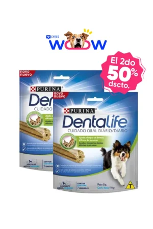 Dentalife Perro Razas Medianas (7 unidades) 119 gr
