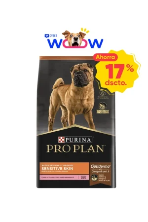 Pro Plan Sensitive Skin Adulto Rzs Medianas y Grandes 3 Kg