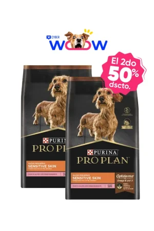 Pro Plan Sensitive Skin Adultos Salmon Razas Pequeñas 3 Kg
