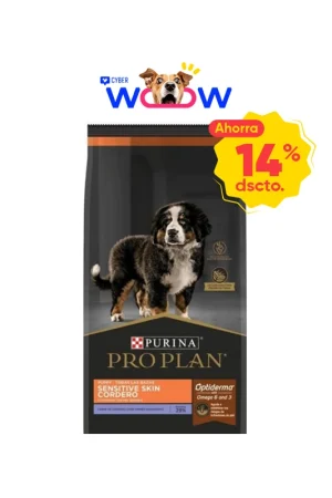 Pro Plan Sensitive Skin Cachorro Cordero 15 Kg