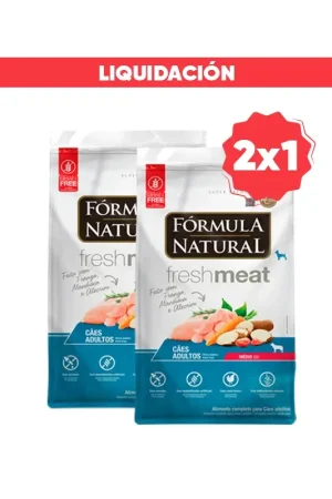 Fresh Meat Fórmula Natural Adulto - Raza Mediana 12 Kg (Vence: 16/07/2025)