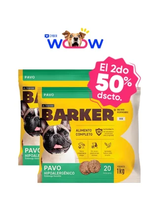 Barker Pavo Comida Congelada BARF (20 und) 1 Kg