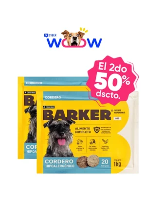Barker Cordero Comida Congelada BARF (20 und) 1 Kg