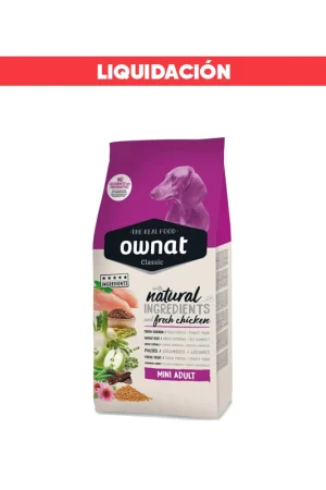 Ownat Classic Perros Adulto Mini Pollo 4 Kg (Vence: 30/09/2025)