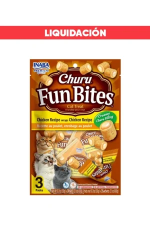 Churu Fun Bites Gatos con Pollo (Vence: 10/09/2025)