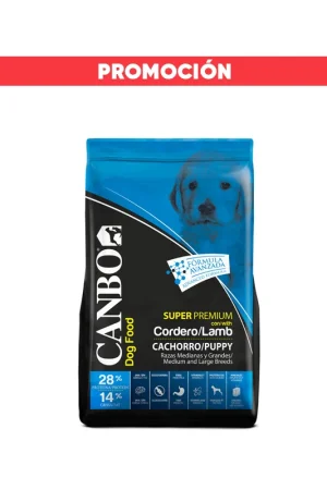 Canbo Dog Cachorro Raza Mediana y Grande Cordero 3 Kg