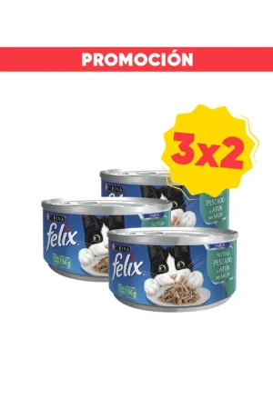Felix Filetes de Pescado y Atún en Salsa Lata 156 gr