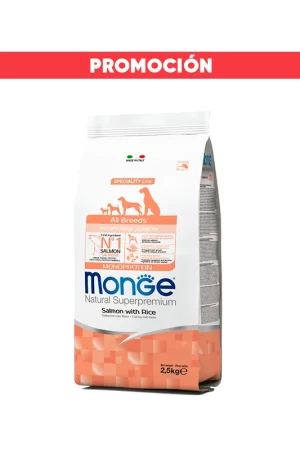 Monge Canine Puppy Salmón y Arroz 2.5 Kg