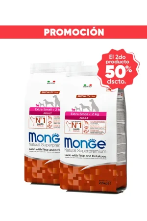 Monge Canine Adulto Cordero, Arroz y Papa 2.5 Kg