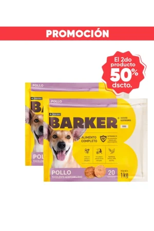 Barker Pollo Comida Congelada BARF (20 und) 1 Kg