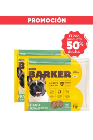 Barker Pavo Comida Congelada BARF (20 und) 1 Kg