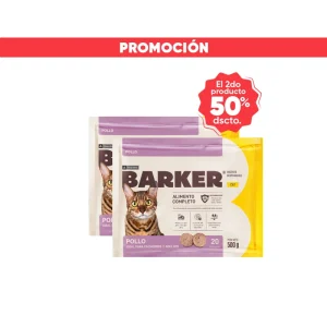 Barker Gatos Pollo Comida Congelada BARF 500 gr