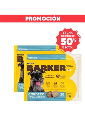 Barker Cordero Comida Congelada BARF (20 und) 1 Kg