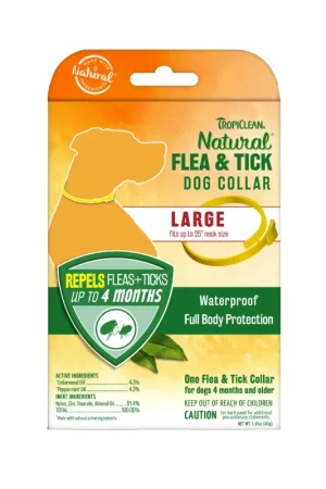 Collar Antipulgas TropiClean Flea & Tick Small/Medium