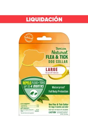 Collar Antipulgas TropiClean Flea & Tick Large